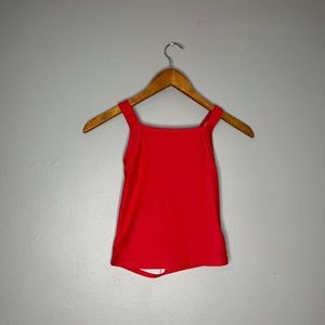 Hanna Andersson Cross Back Coral Flex Tank Top F